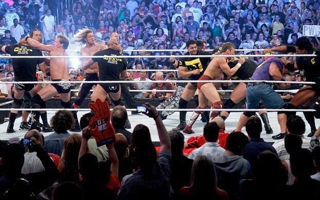 Team WWE vs. Nexus at SummerSlam 2010
