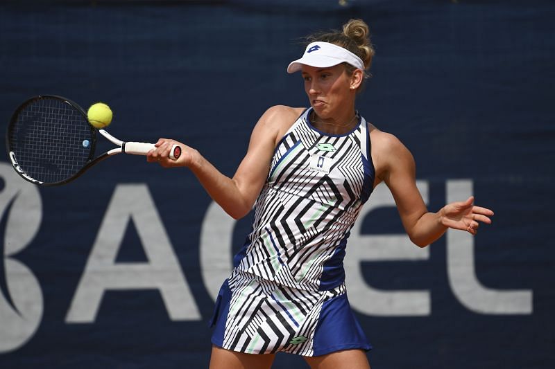 Elise Mertens at the 2020 Prague Open