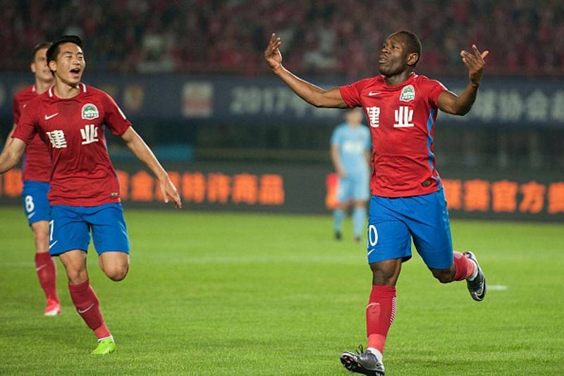 Christian Bassogog has returned for Henan Jianye. Image source: Yahoo News