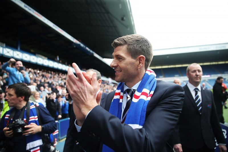 Steven Gerrard is unveiled as the new manager at Rangers back in 2018