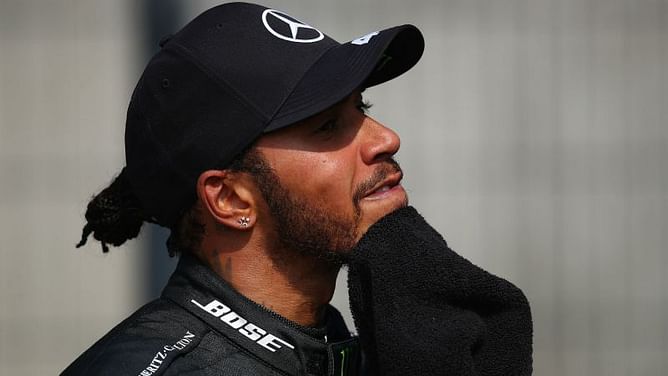 Hamilton grateful to salvage second after 'hardcore’ tyre issues