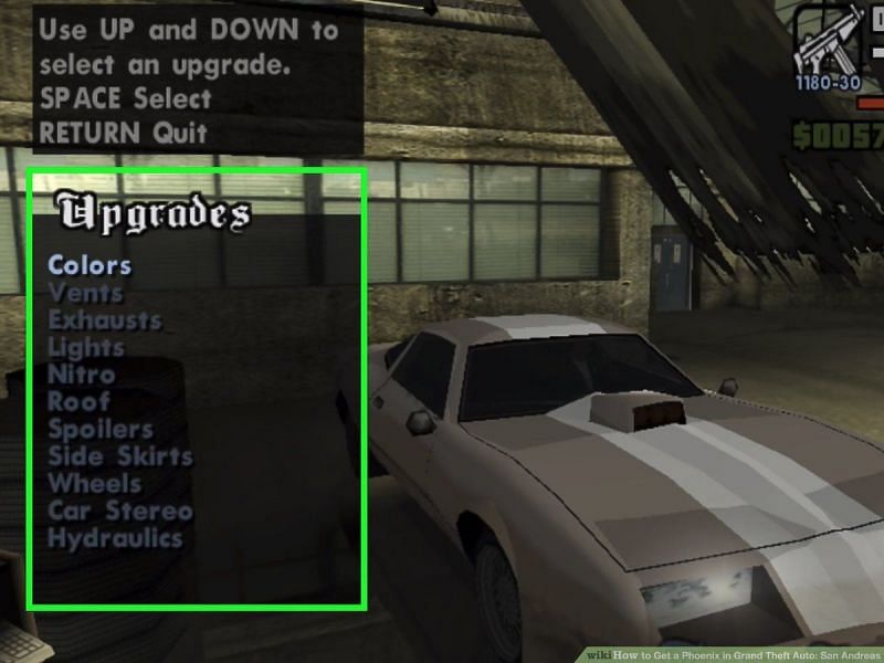 Car customization in GTA San Andreas (Image Credits: WikiHow)