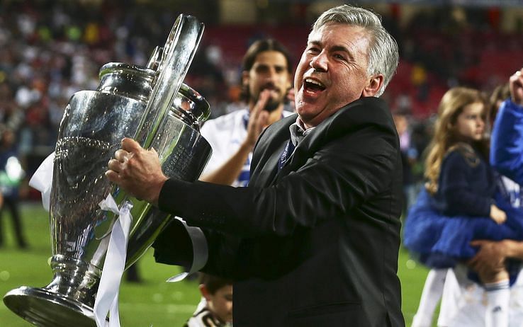 Carlo Ancelotti is the first manager to win the Champions League thrice.