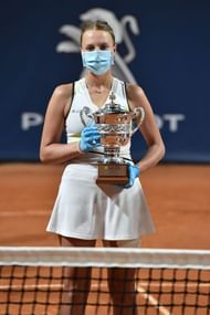 Anett Kontaveit at the 2020 Palermo Ladies Open