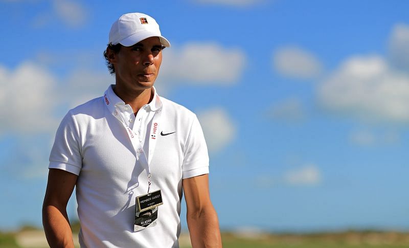 Rafael Nadal loves playing golf