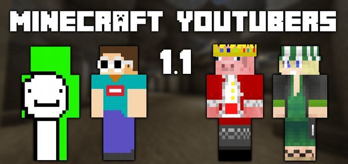 famous minecraft youtubers skins