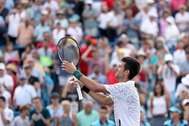 Novak Djokovic at the 2018 Western &amp; Southern Open