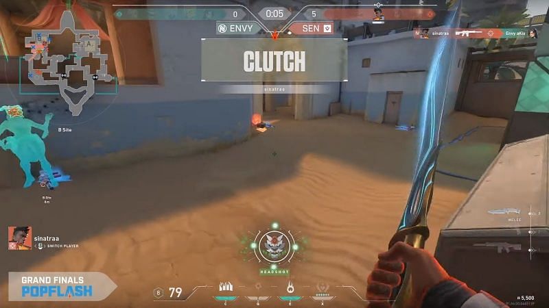 Sinatraa popping off with his Phoeniix (image credits: Pop Flash Invitational)