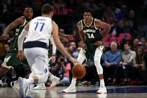 The Milwaukee Bucks take on the Dallas Mavericks