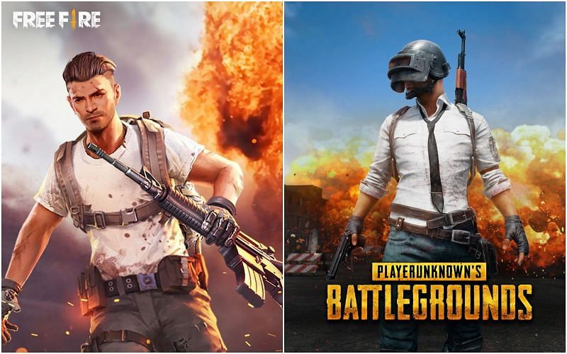 Some of the main similarities between Free Fire and PUBG Mobile (Image Souce: wallpaperaccess.com)
