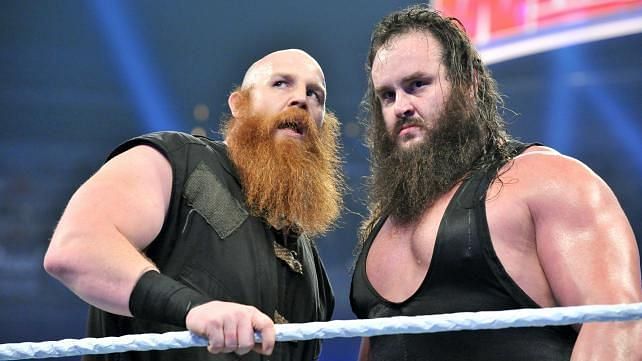 Erick Rowan and Braun Strowman in WWE