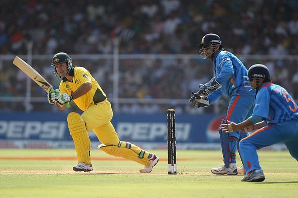 Ricky Ponting played a captain&#039;s knock to carry Australia to a competitive score.