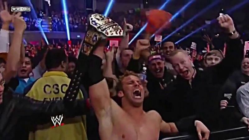 Zack Ryder with the WWE United States Championship