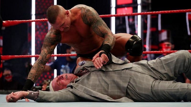 Ric Flair and Randy Orton on WWE RAW