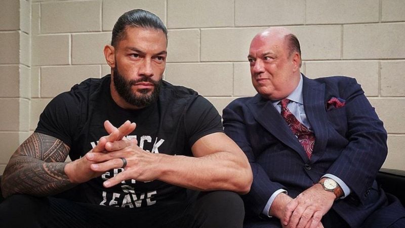 Roman Reigns and Paul Heyman.