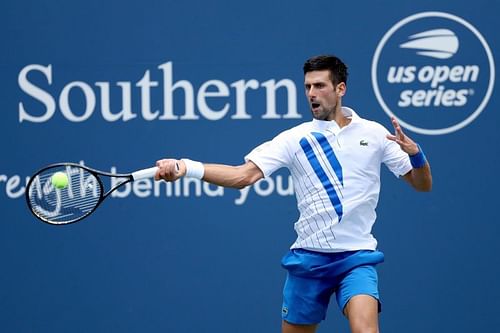 Novak Djokovic shrugs off a huge scare in the semi-finals