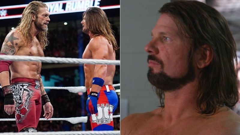 AJ Styles battled Edge in the 2020 WWE Royal Rumble match