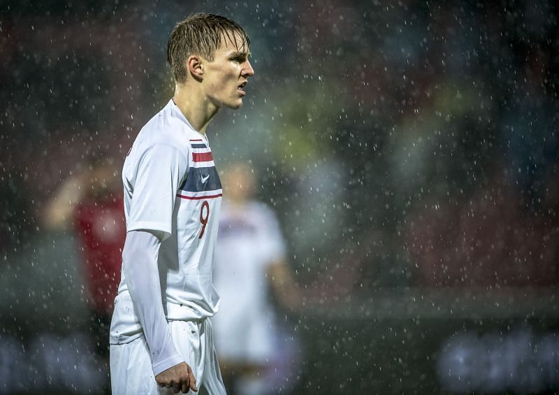 Martin Odegaard has already established himself in the Norwegian national team.