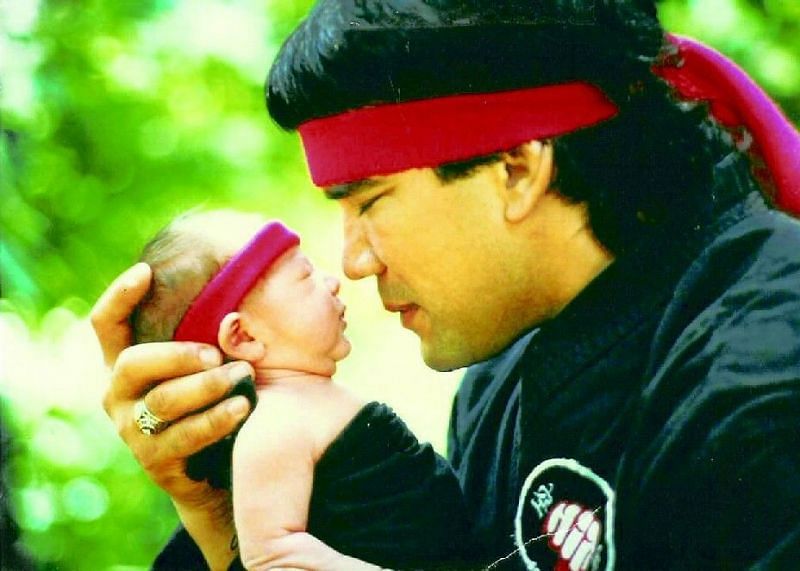 Ricky Steamboat with Richie (Image courtesy: Pinterest)