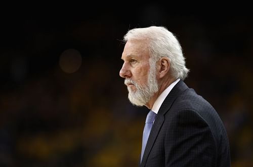 San Antonio Spurs coach Gregg Popovich