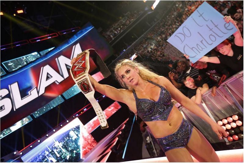 Charlotte Flair stands tall