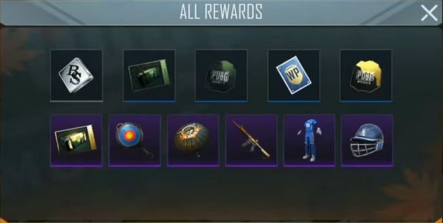 Event rewards