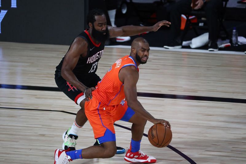 Chris Paul in action for the OKC Thunder