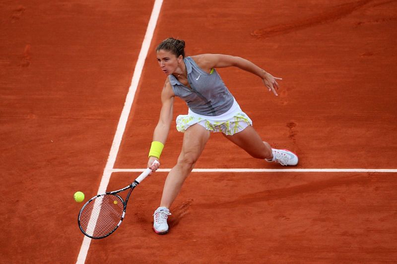 Sara Errani is a terrific mover on the slow clay