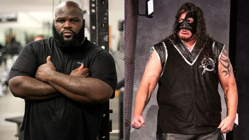 Mark Henry (left); Abyss (right)