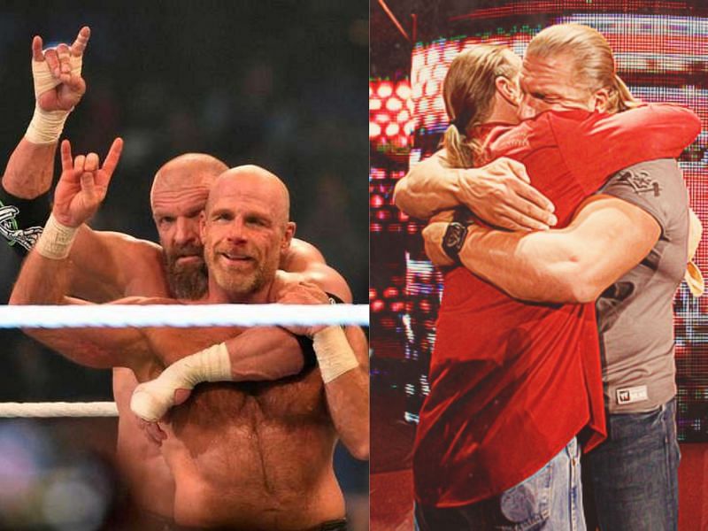 Triple H and Shawn Michaels in WWE