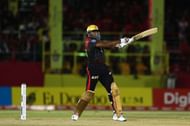 Kieron Pollard in action during the CPL.