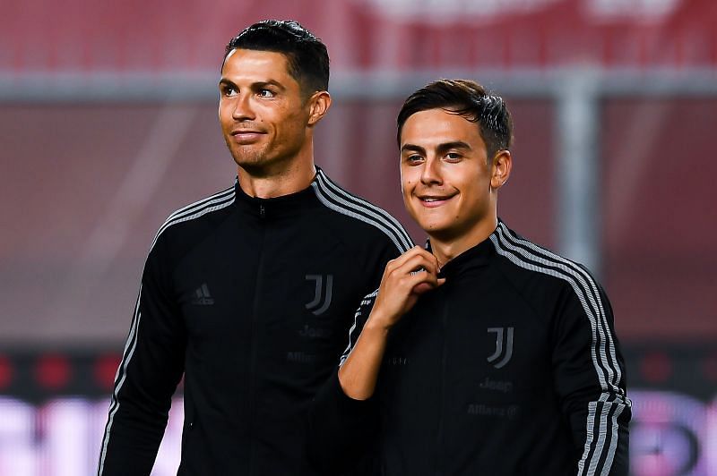 Juventus stars Cristiano Ronaldo and Paulo Dybala