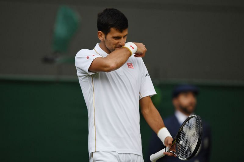 Novak Djokovic got emotional on the court