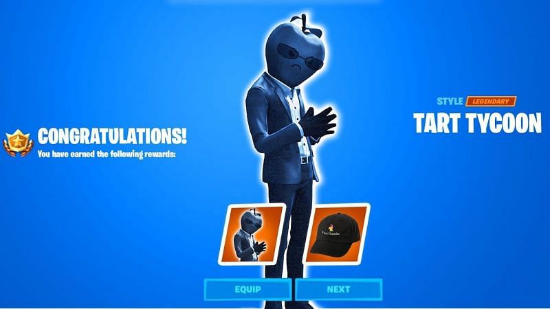 Free Fortnite Cup&#039;s reward Tart Tycoon skin will be rewarded soon to the players. (Image Credits: VisionViral)