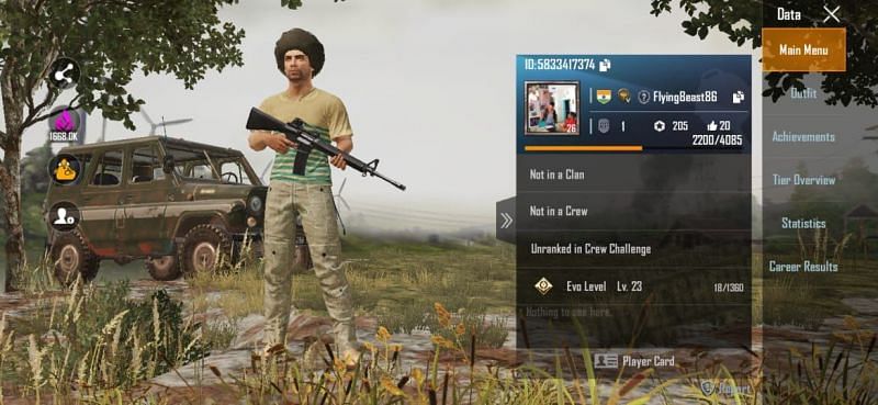 Flying Beast&#039;s PUBG Mobile ID, stats, K/D ratio and more