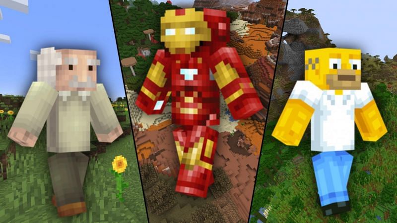 Coolest skins in Minecraft (Image Credits: Rock Paper Shotgun)