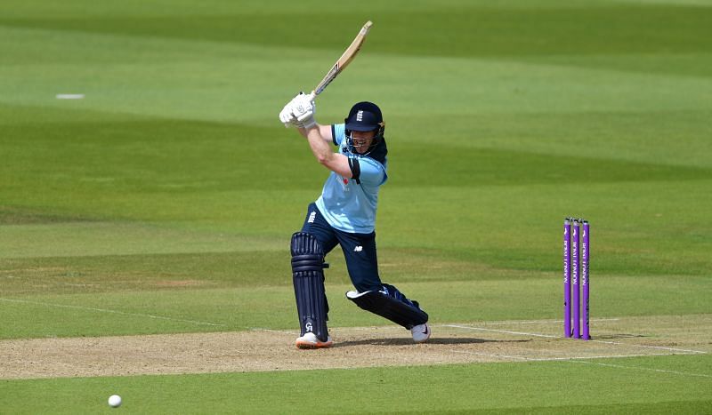 England&#039;s Eoin Morgan blitzed a sizzling hundred in the final one-dayer against Ireland.