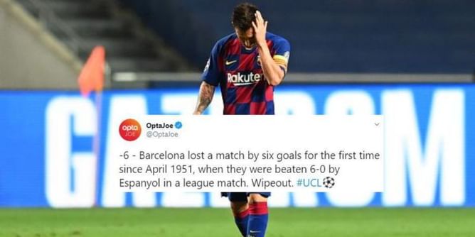 10 stunning facts from Barcelona's embarrassing defeat against Bayern Munich