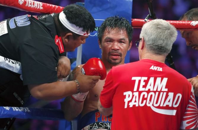 Manny Pacquiao’s Coach doesn't want him to tarnish his legacy by fighting Conor McGregor