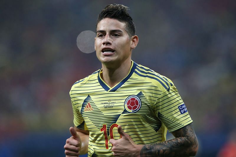 James Rodriguez in the Columbian national team