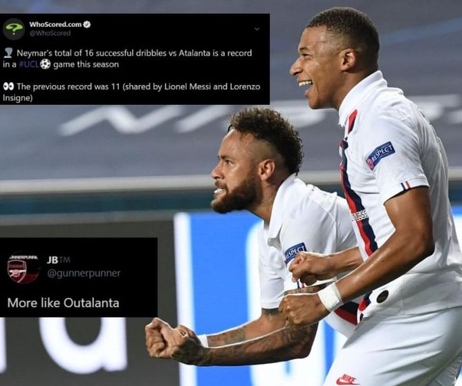 Twitter explodes as PSG complete remarkable comeback against Atalanta to reach Champions League semis
