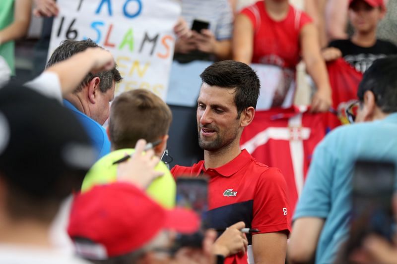 Novak Djokovic is a great benefactor