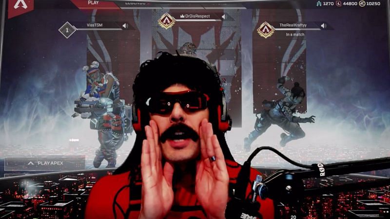 Dr Disrespect reacts to Binod (Image Credits: Dexerto)