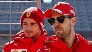 Vettel dismisses speculation over Ferrari tension