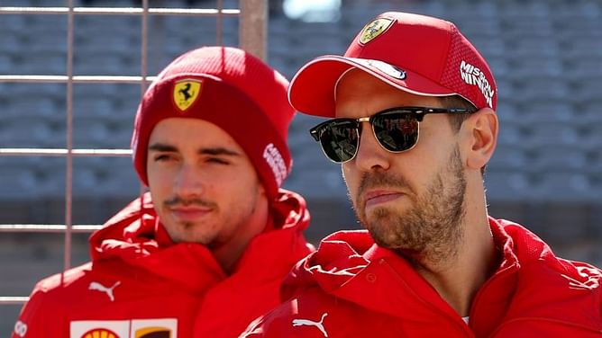 Vettel dismisses speculation over Ferrari tension