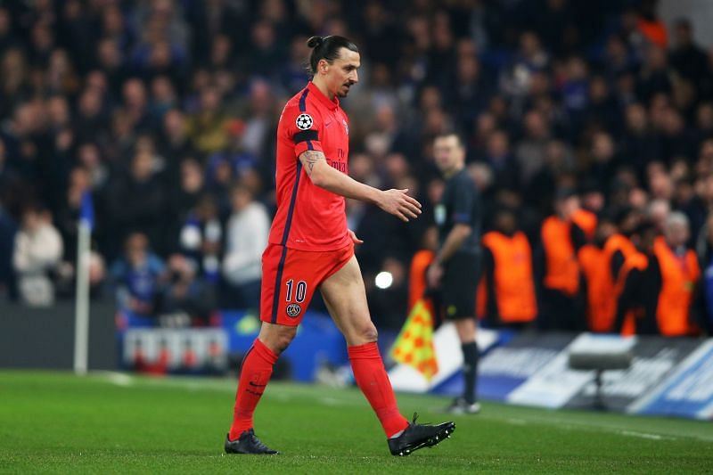 Zlatan Ibrahimovic has received 4 reds (so far) in his long UEFA Champions League career