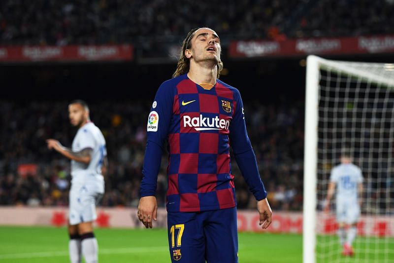Antoine Griezmann has had a frustrating debut season with Barcelona.