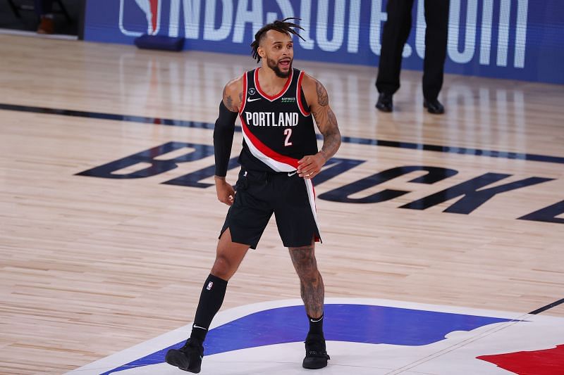 Gary Trent Jr. in action for the Portland Trail Blazers