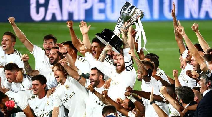 Real Madrid wrestled the La Liga title back from Barcelona