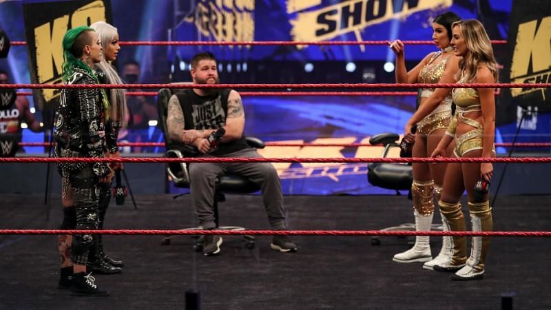 The Riott Squad reunited on the KO Show